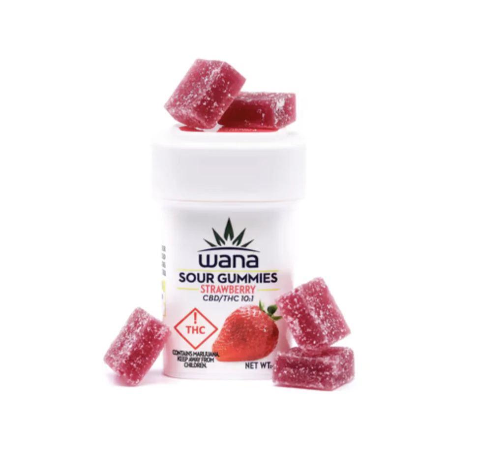 Wana - STRAWBERRY SOUR GUMMIES