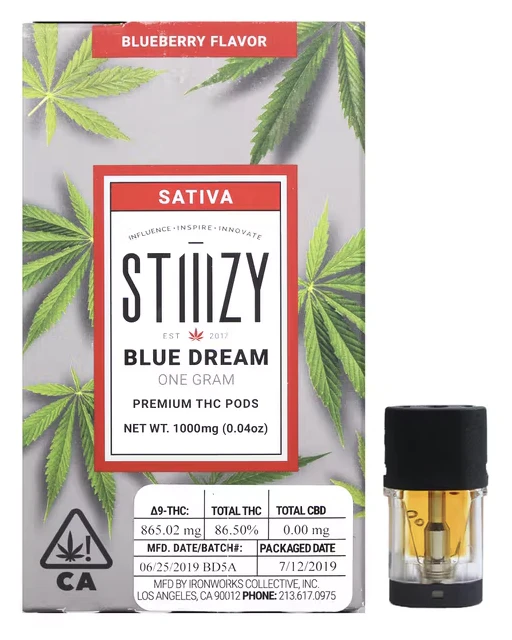 Stiizy - STIIIZY VAPE CARTRIDGE BLUE DREAM